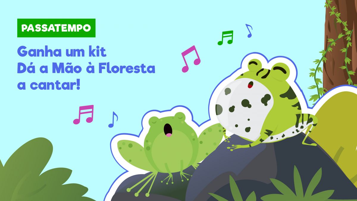 Passatempo "Vamos cantar o hino da floresta"