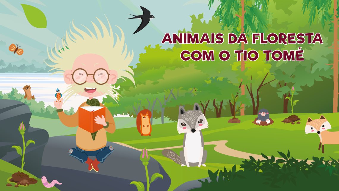 Animais da floresta com o Tio Tomé