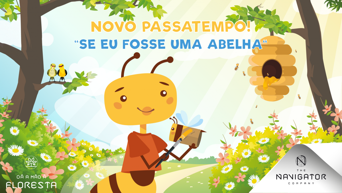 Passatempo "Se eu fosse uma abelha"