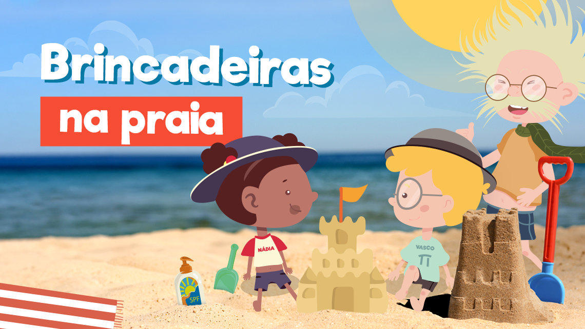 Brincadeiras na praia