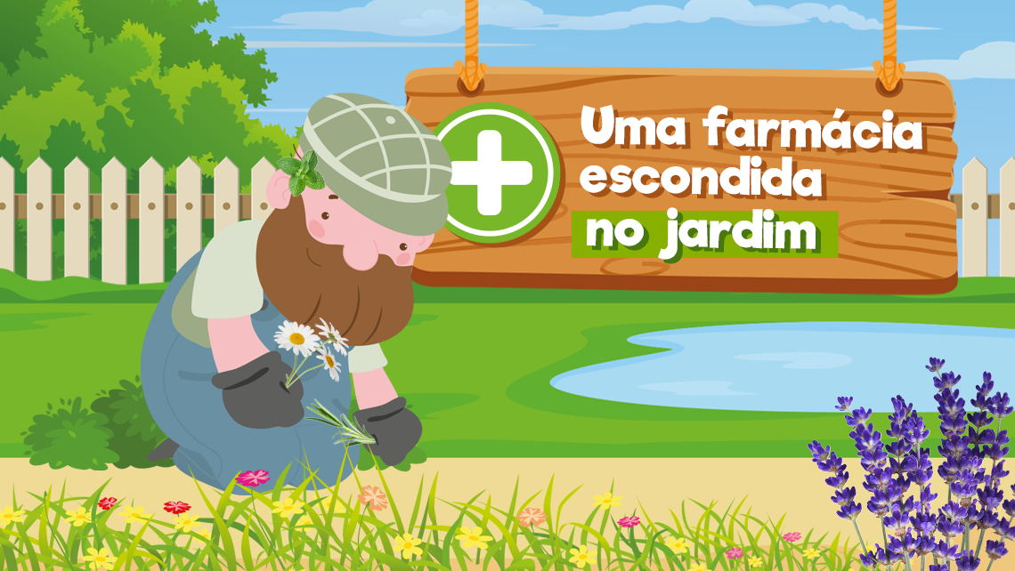 Uma farmácia escondida no jardim