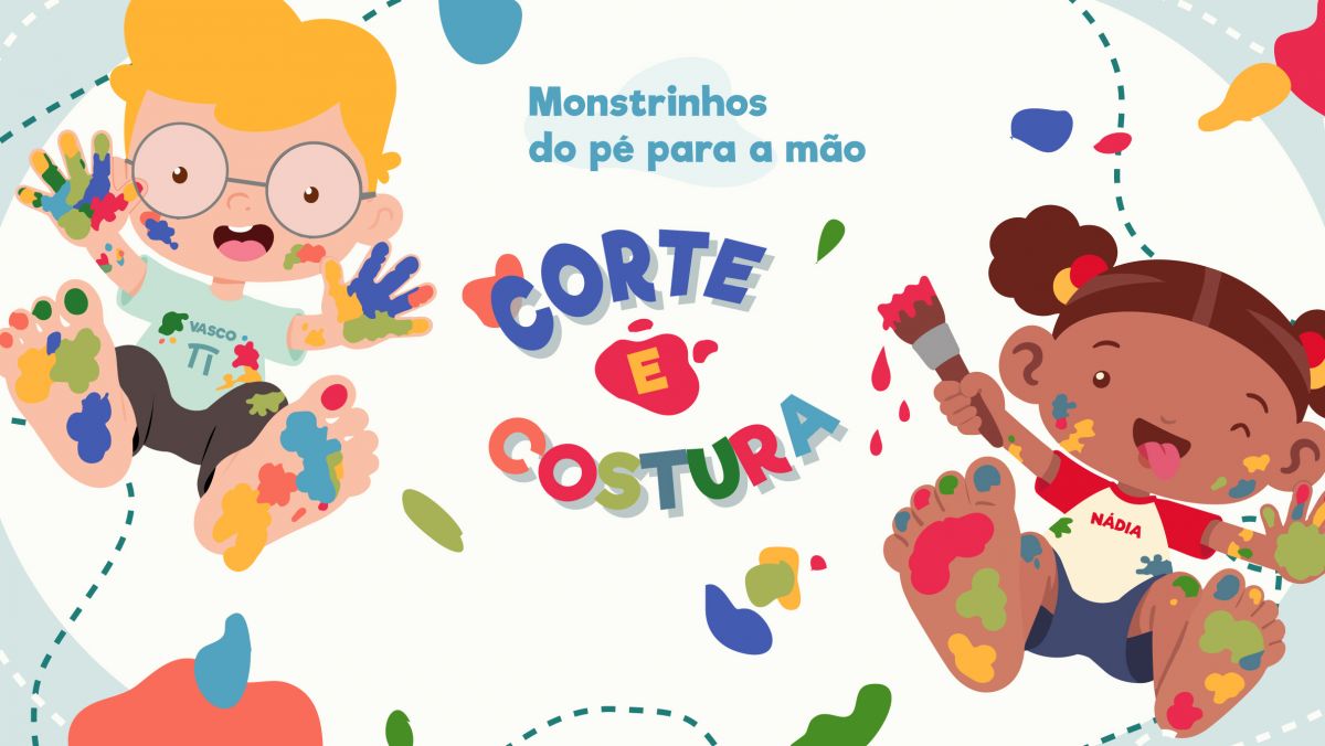 Monstrinhos do pé para a mão!