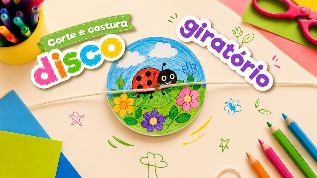 Disco giratório: um brinquedo com magia!